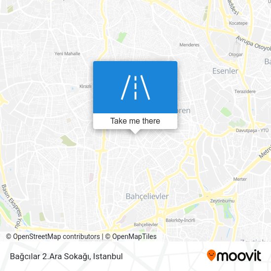 Bağcılar 2.Ara Sokağı map