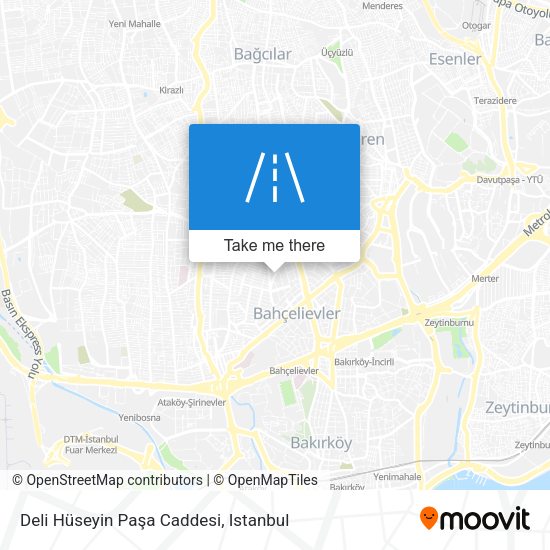 Deli Hüseyin Paşa Caddesi map