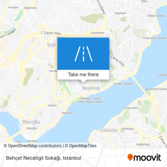 Behçet Necatigil Sokağı map