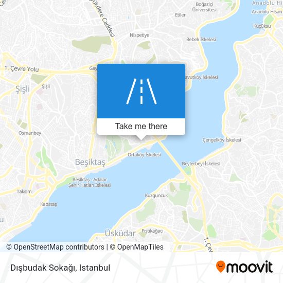 Dışbudak Sokağı map