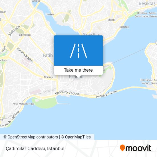 Çadircilar Caddesi map