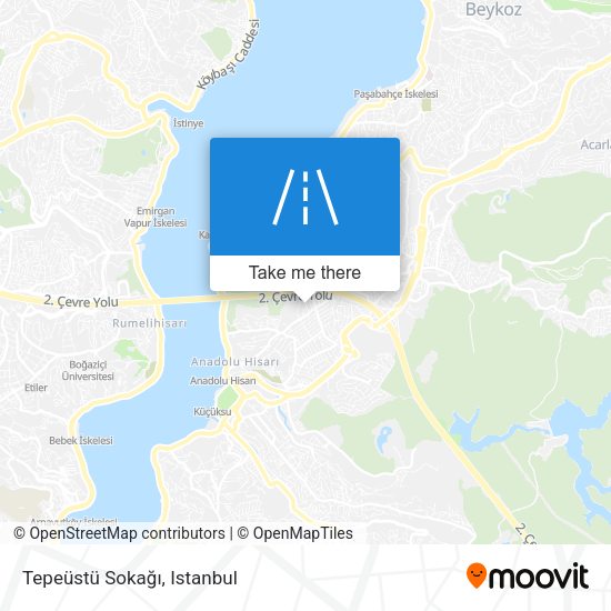 Tepeüstü Sokağı map