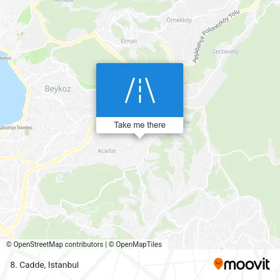 8. Cadde map
