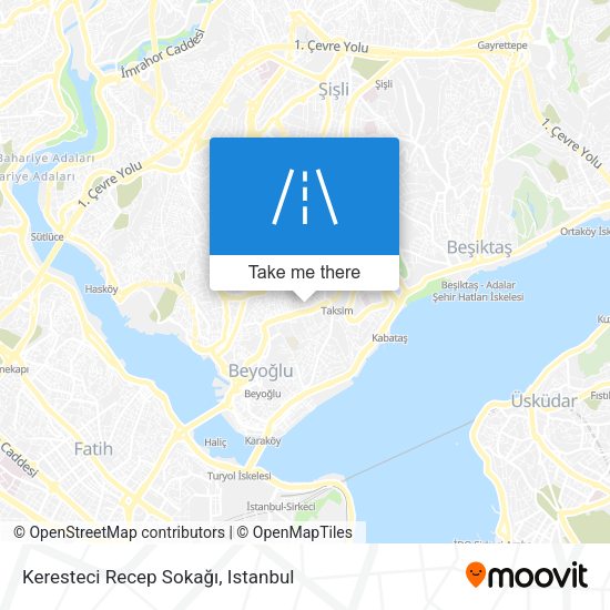Keresteci Recep Sokağı map