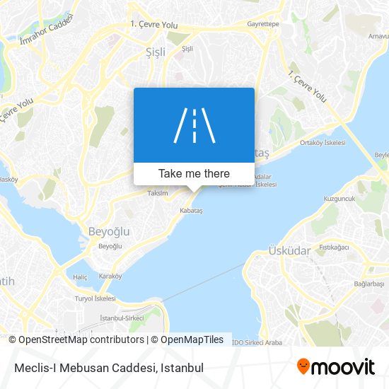 Meclis-I Mebusan Caddesi map