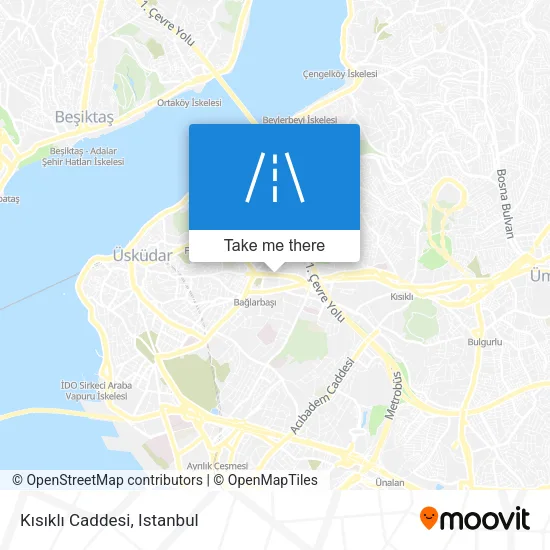 Kısıklı Caddesi map