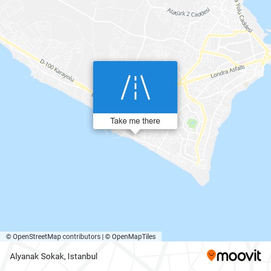 Alyanak Sokak map