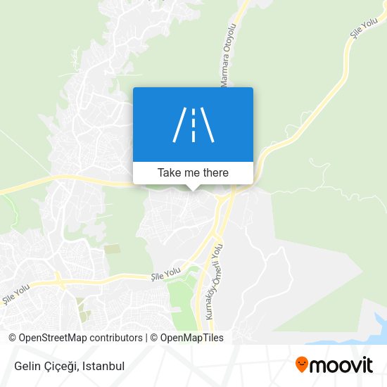 Gelin Çiçeği map