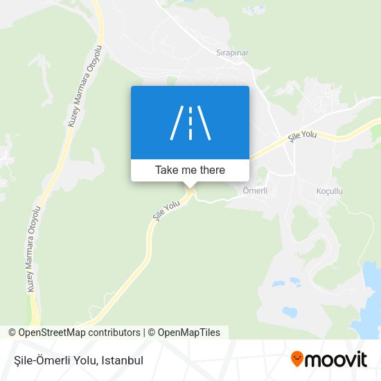 Şile-Ömerli Yolu map