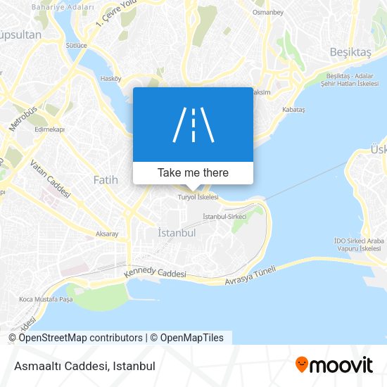 Asmaaltı Caddesi map