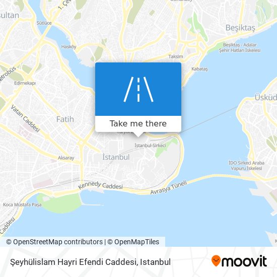 Şeyhülislam Hayri Efendi Caddesi map