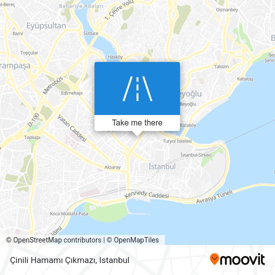 Çinili Hamamı Çıkmazı map
