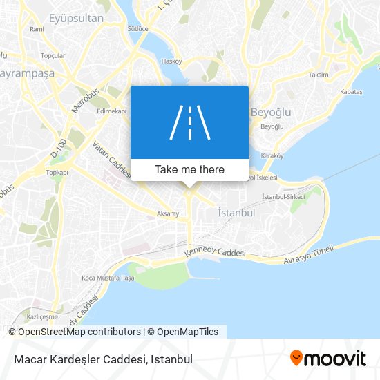 Macar Kardeşler Caddesi map