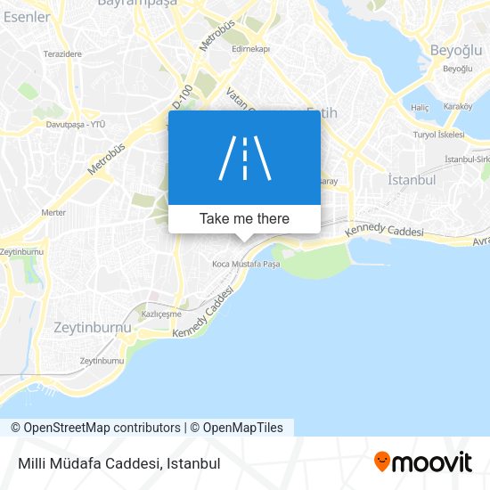 Milli Müdafa Caddesi map