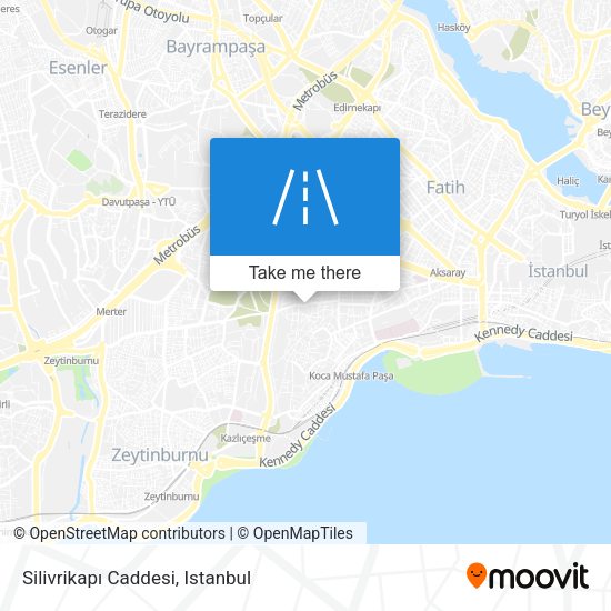 Silivrikapı Caddesi map