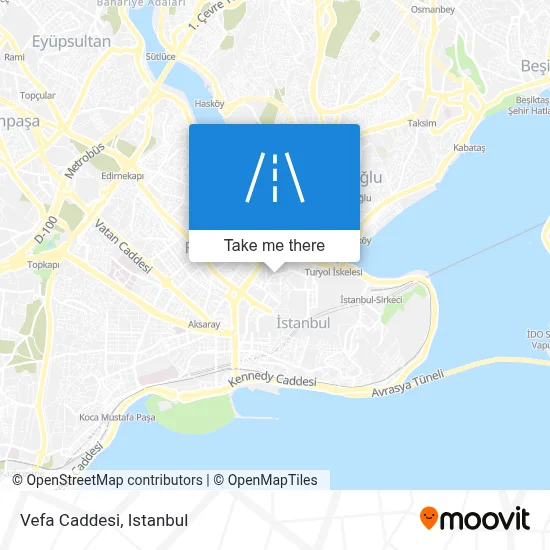 Vefa Caddesi map
