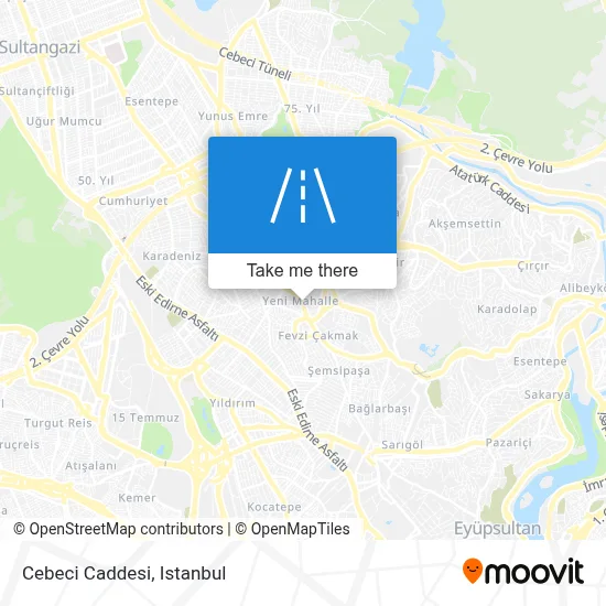 Cebeci Caddesi map