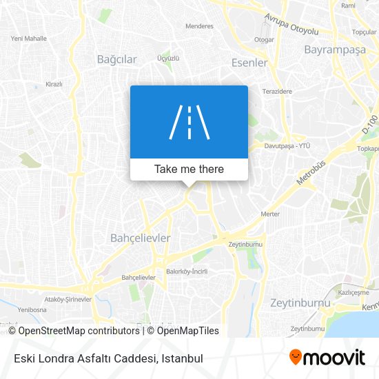 Eski Londra Asfaltı Caddesi map