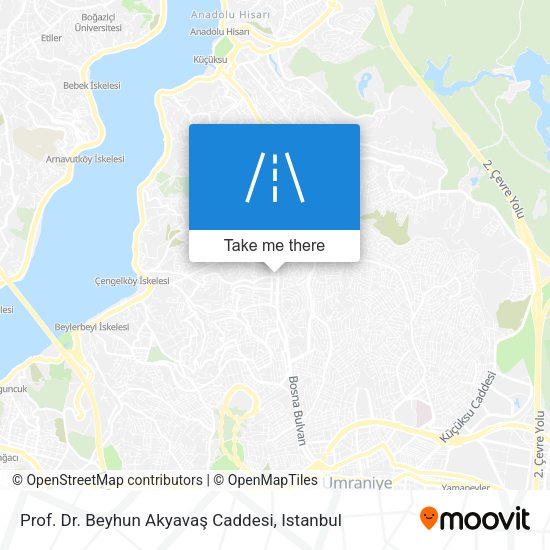 Prof. Dr. Beyhun Akyavaş Caddesi map