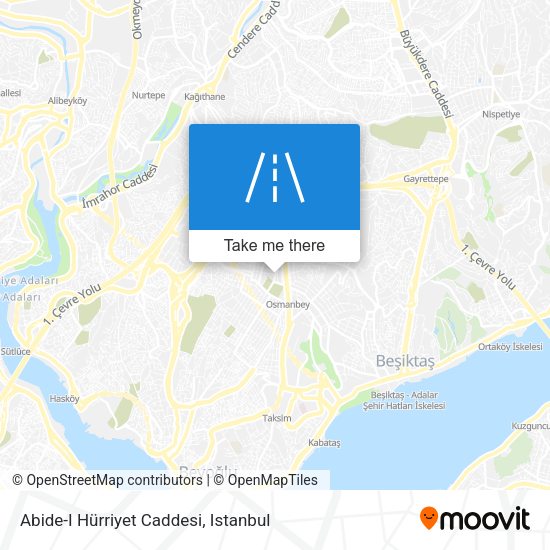 Abide-I Hürriyet Caddesi map