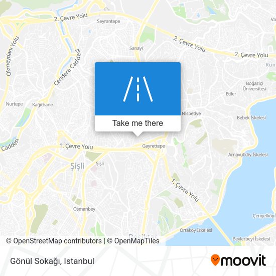 Gönül Sokağı map