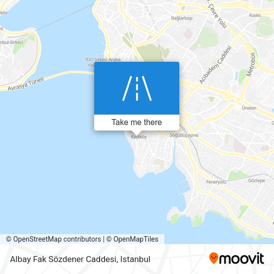 Albay Fak Sözdener Caddesi map