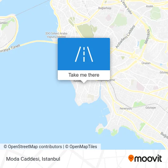 Moda Caddesi map