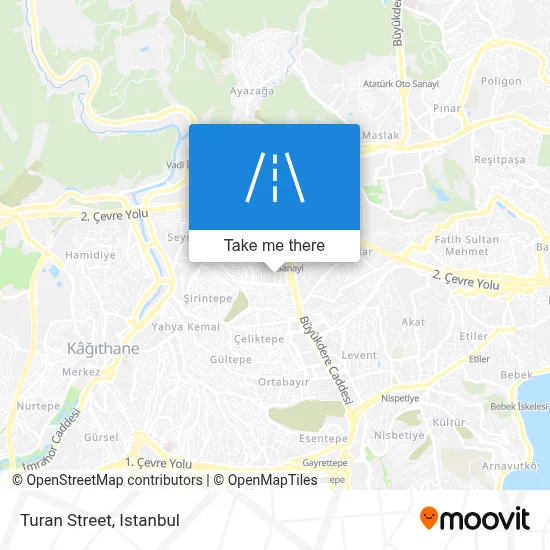 Turan Sokak map