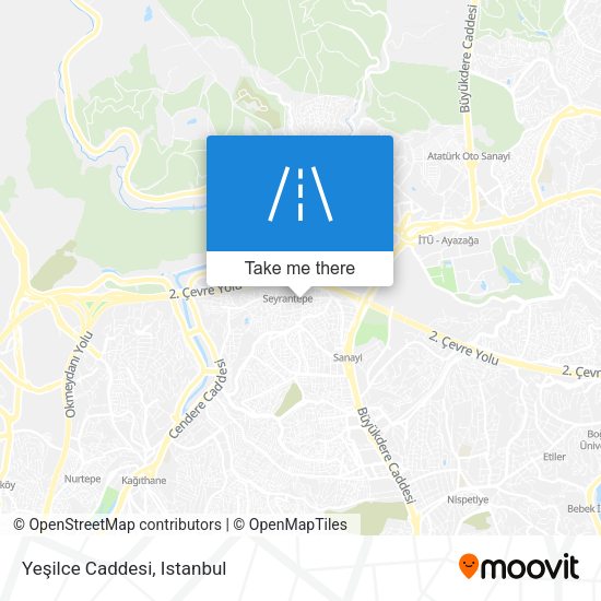 Yeşilce Caddesi map