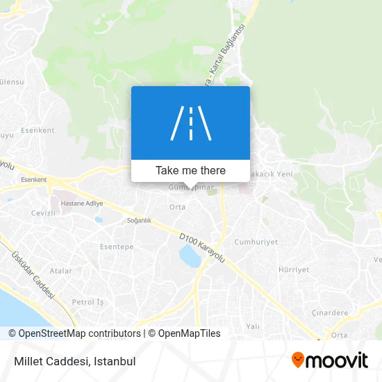 Millet Caddesi map