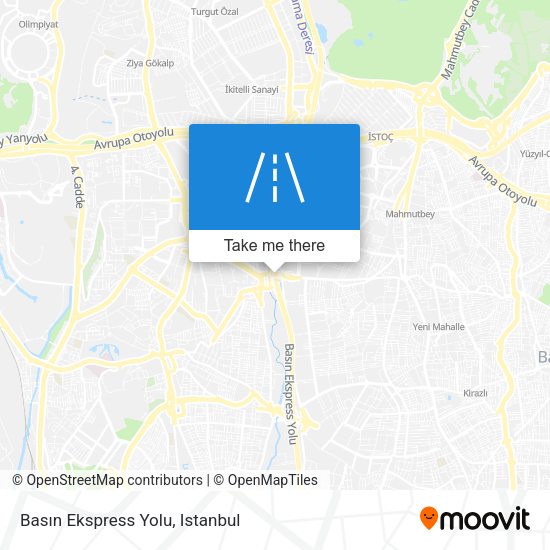 Basın Ekspress Yolu map