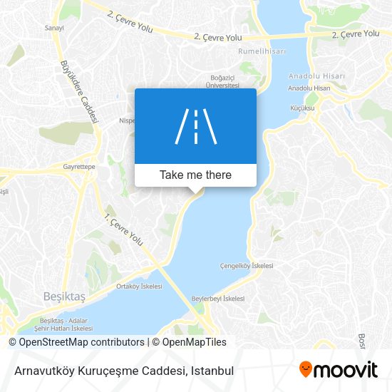 Arnavutköy Kuruçeşme Caddesi map