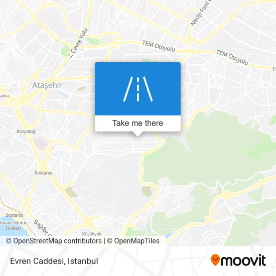 Evren Caddesi map
