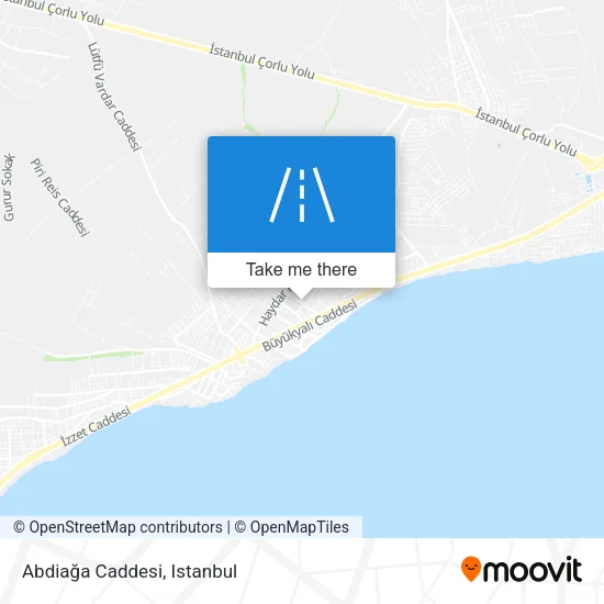 Abdiağa Caddesi map