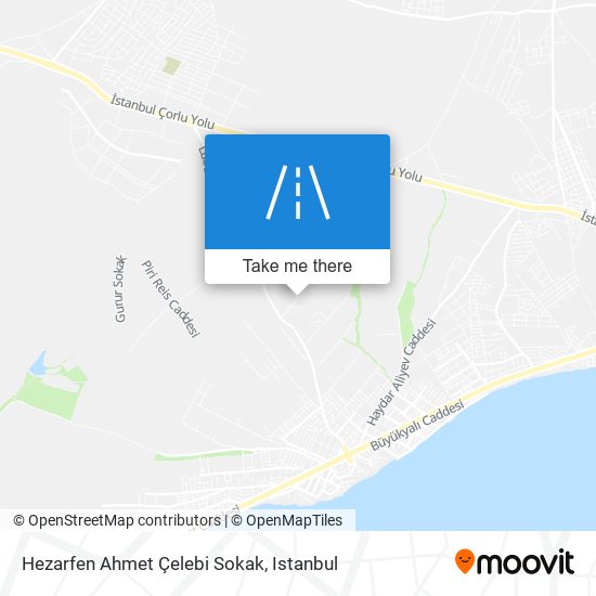 Hezarfen Ahmet Çelebi Sokak map