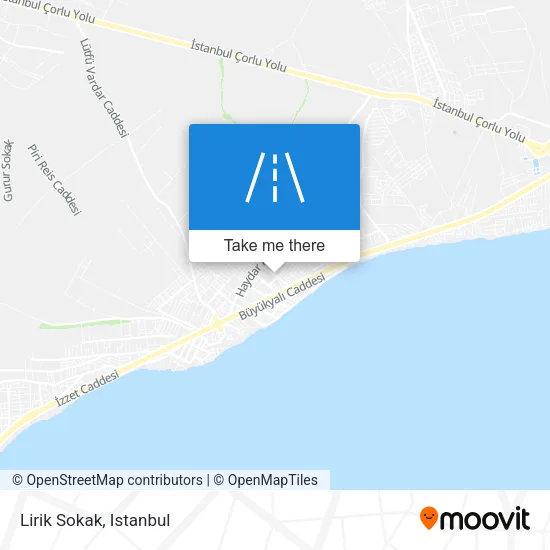 Lirik Sokak map