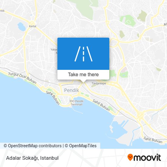 Adalar Sokağı map