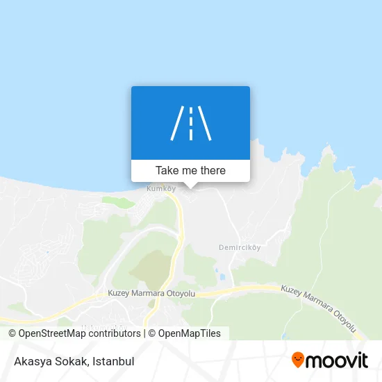 Akasya Sokak map