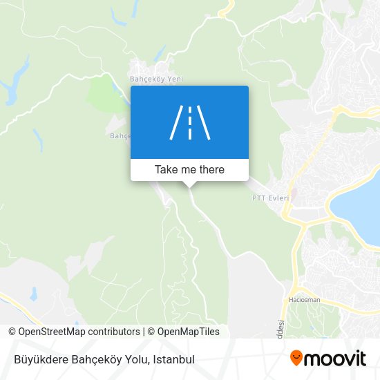 Büyükdere Bahçeköy Yolu map