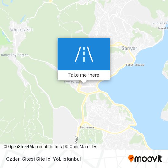 Ozden Sitesi Site Ici Yol map