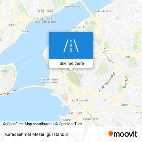 Karacaahmet Mezarlığı map