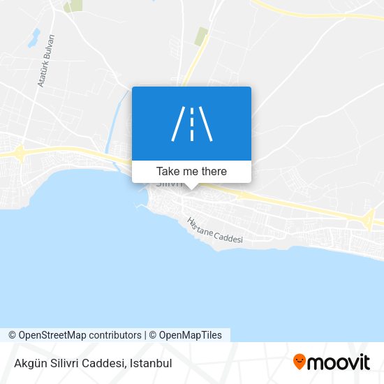 Akgün Silivri Caddesi map