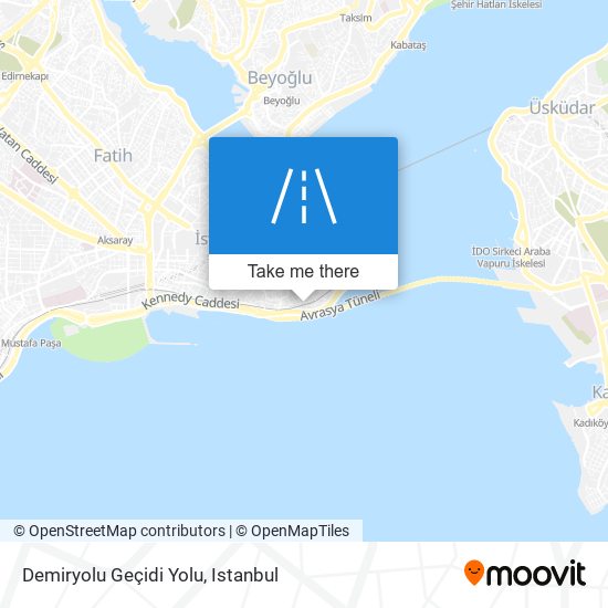 Demiryolu Geçidi Yolu map