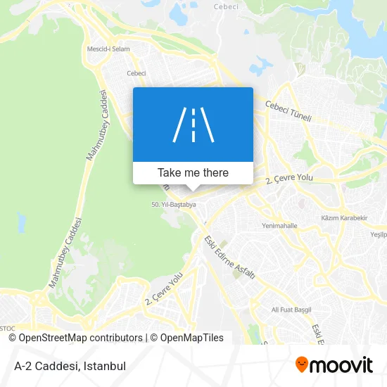 A-2 Caddesi map