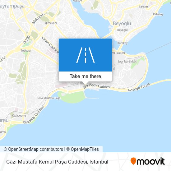 Gâzi Mustafa Kemal Paşa Caddesi map