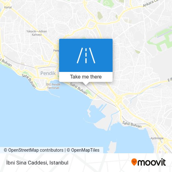 İbni Sina Caddesi map