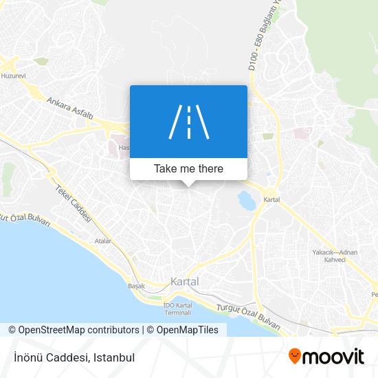 İnönü Caddesi map