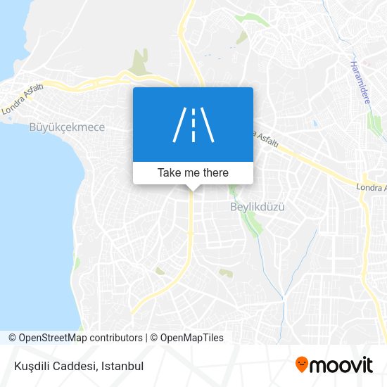 Kuşdili Caddesi map