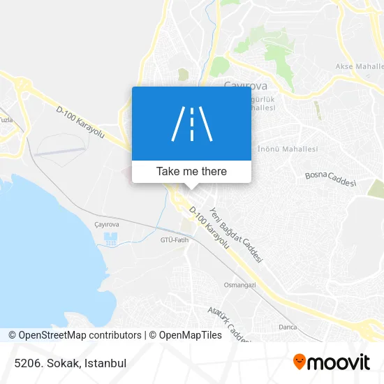 5206. Sokak map