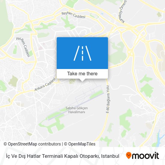 İç Ve Dış Hatlar Terminali Kapalı Otoparkı map